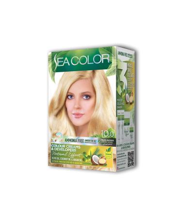 2 Tube Cream Hair Dye Set Yellow No:10.0 - SGM7273-1535