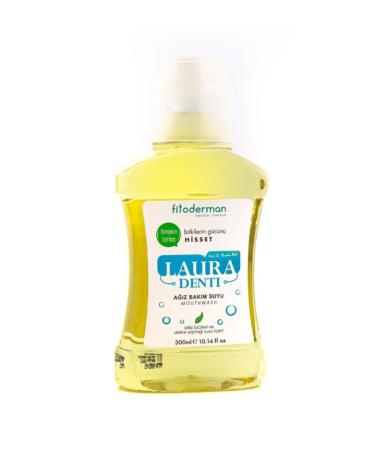 Fitoderman Lauradenti Anti-Plaque Breath Freshening Mouthwash 300 ml Contains Bay Leaf Water