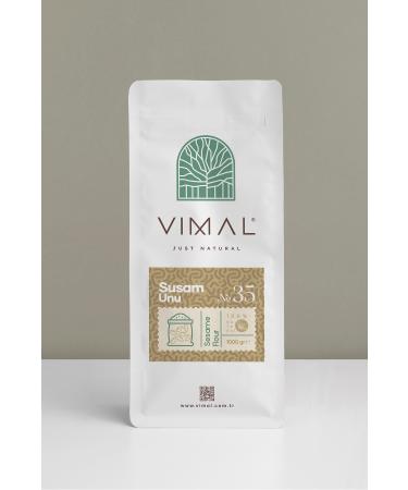 VIMAL Sesame Flour Pure Natural and additive-free 1000 Gr sealed packaging