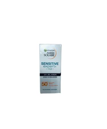 Garnier Ambre Solare Sensitive Expert Face Gel SPF 50+ Sunscreen 50ml