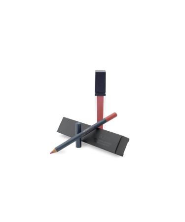 Aden Liquid Lipstick + Lipliner Pencil Set (16 Bronze Sand)