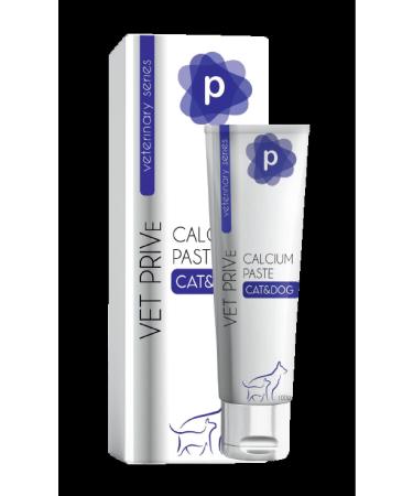 VetPrive Calcium Paste / Bone Health Supporting Paste for Cats and Dogs 100 gr (calcium and vitamin D)