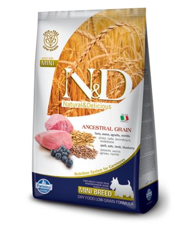 N & D Nd Low Grain Lamb Blueberry Small Breed Puppy Food 7 Kg