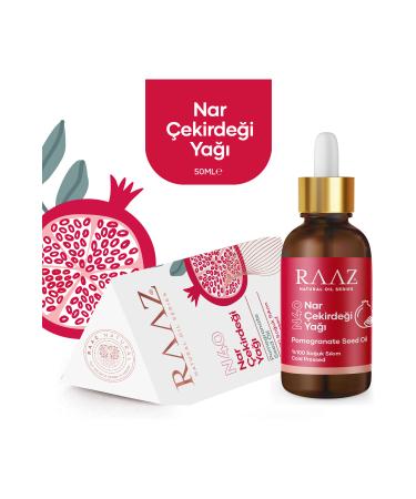 RAAZ Pomegranate Seed Oil - 0 Pure Pomegranate Seed Oil - Cold Pressed - 50 ml