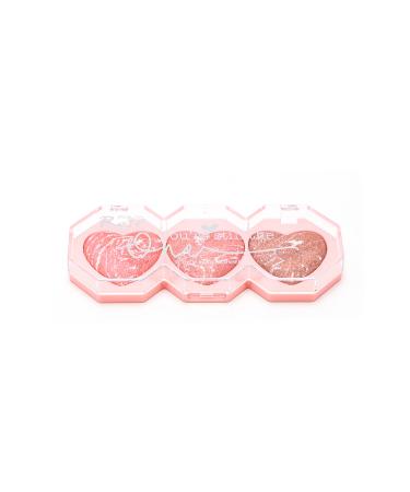 Roesia Rose Cosmetics Rose 3 Colors Baked Blusher 3 Terracotta Blush - Buy Online on GoSupps.com