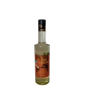 G lsan Peach Flavored Coffee Cocktail Syrup in Glass Bottle 700 ml