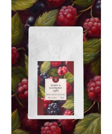Mim and More Berry & Raspberry Coffee Blackberry and Raspberry Flavored Coffee Beans 200 Gr - Buy Online on GoSupps.com