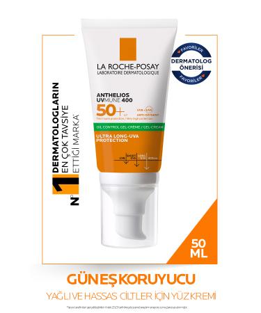 La Roche Posay ANTHEL OS O L CONTROL GEL CREAM SPF50+FAC AL SUNSCREEN O LY AND COMB NAT ON SK N 50ML PSSN1702