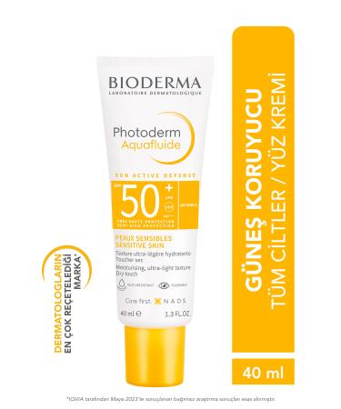 Bioderma PHOTODERM AQUAFLUID SPF50+ HIGH PROTECTION FACIAL SUNSCREEN FOR ALL SK N 40 ML PSSN1674