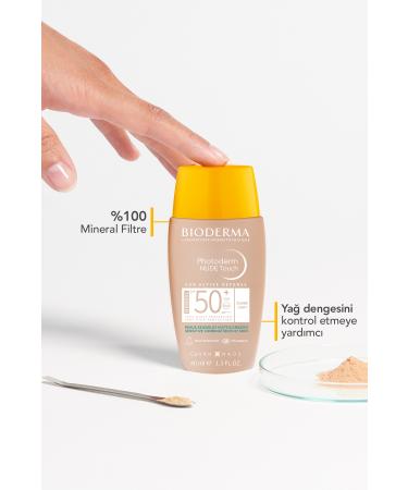 Bioderma PHOTODERM NUDE TOUCH SPF50+ SK N BR GHTEN NG EFFECTIVE COLORED SUNSCREEN 40 ML PSSN1750 - Buy Online on GoSupps.com