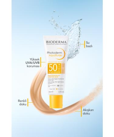 Bioderma PHOTODERM AQUAFLUID LIGHT SPF50+ SK N BR GHTEN NG HIGH PROTECTION T NTED SUNSCREEN 40 ML PSSN1758 - Buy Online on GoSupps.com