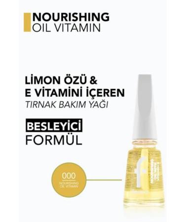 Flormar Vitamin Lemon Extract & Vitamin E Nail Care Oil - Buy Online on GoSupps.com