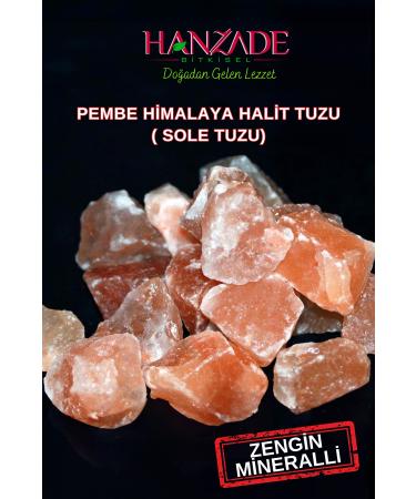 Hanzade Herbal Halite Salt Sole Salt 3 KG Transparent Clear Crystal Pink Himalayan Halite Sole Salt - Buy Online on GoSupps.com
