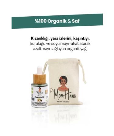 Dr. Mom Hand Organic Tamanu Oil (ECZEMA HERPS ACNE) 0 Pure Cold Pressed 30ml