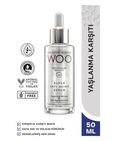 WOO Skin Expert Academy Super Anti Aging Anti-Aging Anti-Wrinkle and Anti-Sagging Serum 50ml Plumping Care