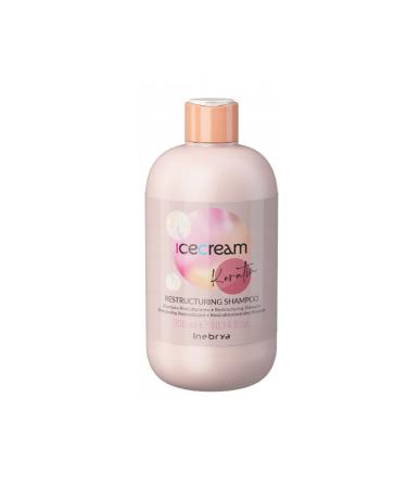 Inebrya Ice Cream Keratin Restructuring Shampoo - Repair Moisturizer 300 ml10.14fl.oz/gem 4f552665d