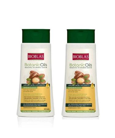 Bioblas Botanic Oils Nourishing and Repairing Care Argan Shampoo Set 2 Pieces X 300 Ml