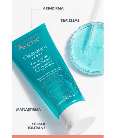 Avene Cleanance Cleansing Gel Mattifying Cleansing Gel for Oily and Acne Prone Skin 200 Ml x2 - Buy Online on GoSupps.com
