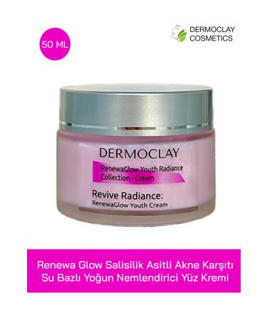 Dermoclay Renewa Glow Youth Radiance Salicylic Acid Acne & Anti-Pore Face Care Cream