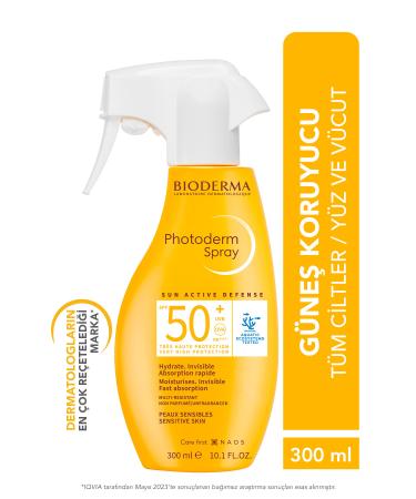 Bioderma PHOTODERM SPRAY SPF50+ BR GHTENING FAMILY FOR YOU HIGH PROTECTION SUNSCREEN SPRAY 300 ML PSSN1847