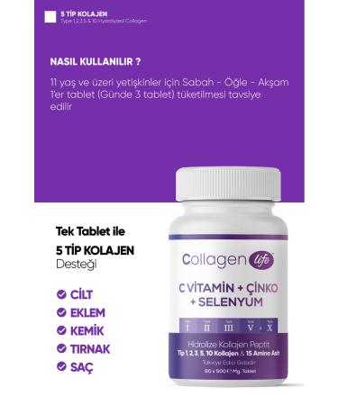 Collagen Life 5 Types Collagen Type 1 Type 2 Type 3 Type 5 Type 10 3-Piece Opportunity Package - Buy Online on GoSupps.com