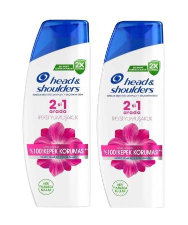 Head And Shoulders Head & Shoulders 330 Ml Shampoo 2-1 Silky Softness X 2 Pieces