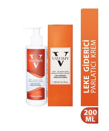 Vayomy Brightening Cream for All Skin Types Brightening Tone Equalizing Cream 200ml