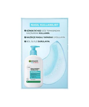 Garnier Pure & Clean Moisturizing Cleansing Facial Cleansing Gel 250 Ml - Buy Online on GoSupps.com