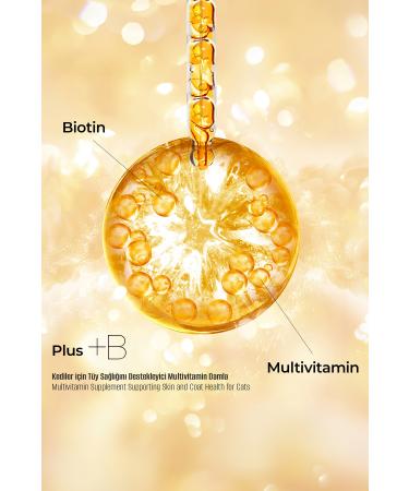 Docho Cat Hair Health Supporting Drops with Biotin and Multivitamin Content 50 ml - Buy Online on GoSupps.com