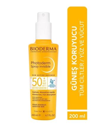 Bioderma PHOTODERM SPF50 MOISTURIZING SUNSCREEN SPRAY 200 ML PSSN1849
