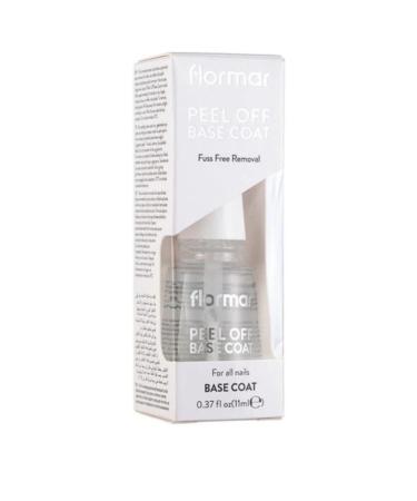 Flormar Peel Off Peelable Protective Nail Polish Base that Provides Acetone-Free Cleaning