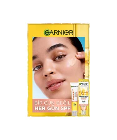 Garnier Vitamin C Bright Daily UV Protection Sun Face Cream Spf 50 Luminous Texture 40Ml - Buy Online on GoSupps.com