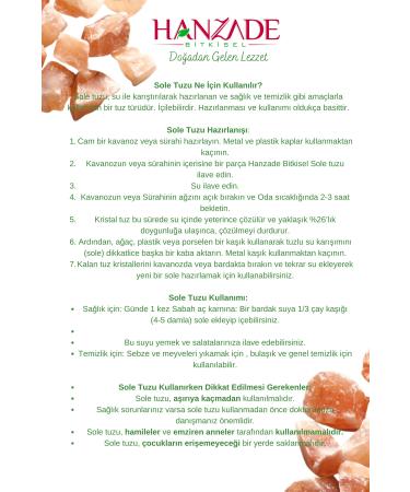 Hanzade Herbal Halite Salt Sole Salt 1 KG Transparent Clear Crystal Pink Himalayan Halite Sole Salt - Buy Online on GoSupps.com