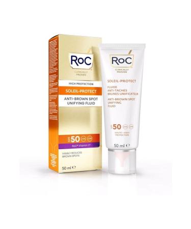Roc PROBLEM-FREE SKIN-SUN FACE CREAM BROWN ANTI-BLEMISH SPF 50+ 50 ML DEMBA2967