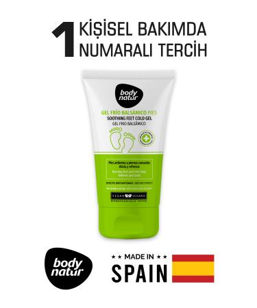 Body Natur Soothing Cold Gel - Burning Fatigue Relief Relaxing Leg Gel - Soothing Cold Gel 100ml - Buy Online on GoSupps.com
