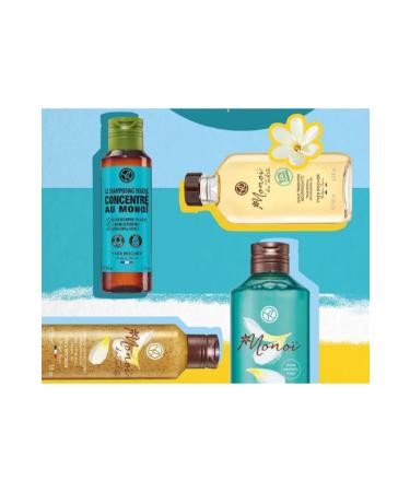 Yves Rocher Monoi Concentrated Hair and Body Shampoo Nature-friendly formula 100ML - Buy Online on GoSupps.com