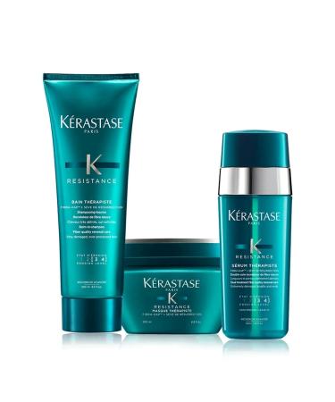 Kerastase Resistance Bain Therapiste Repairing Care Routine for Over-Processed Hair CYT974646
