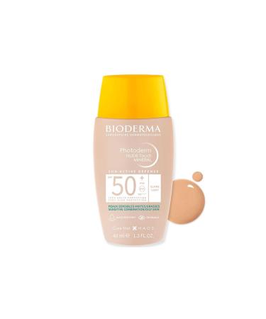 Bioderma Photoderm Nude SPF50 Light Tinted Sunscreen Cream for Oily Combination Skin 40ml