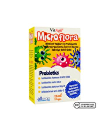 Allergo VitAgil Microflora Probiotic Drops 15 mL (1 PIECE)