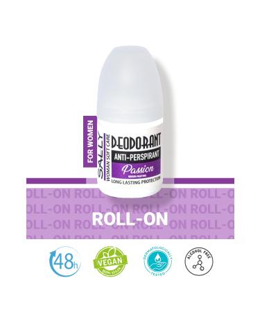 Sally Maximum Protection Antiperspirant Vegan Antiperspirant Roll-on 50 ml - Women