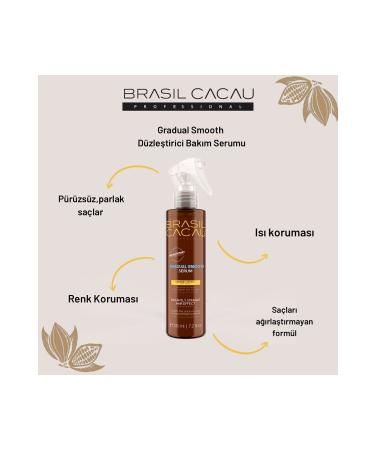 Brasil Cacau Gradual Smooth Serum Straightening Hair Serum 215ml/ 7.2fl.oz/GEM1C4DV4-V269