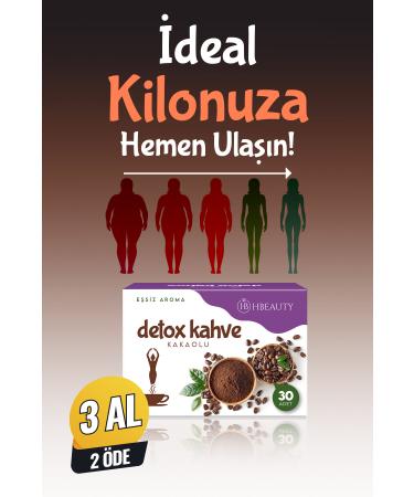 HBEAUTY Slimming Chicory Diet Detox Coffee 1 Month Use 30 Sachets