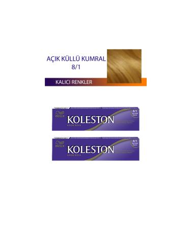 2 Single Tube Hair Dye Light Ash Blonde 8/1