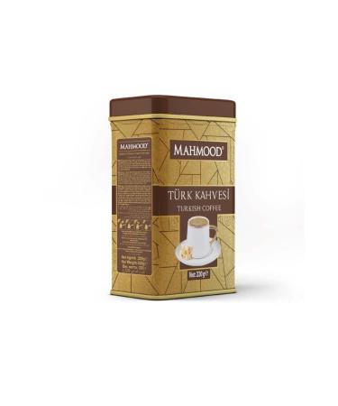 Mahmood Medium Roast Turkish Coffee Metal Box 220 gr - Buy Online on GoSupps.com