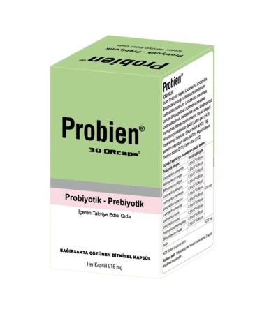 Probien Probiotic Prebiotic 30 Capsules