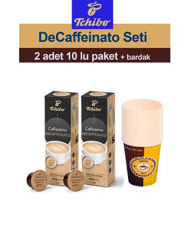 Tchibo Cafissimo Caff Crema Decaffeinato 2x10 Coffee Capsules