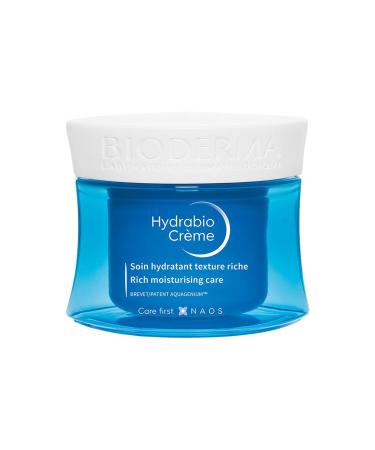 Bioderma Hydrabio Cream Moisturizing Care Cream with Intensive Texture for Dehydrated and Sensitive Skin 50ml