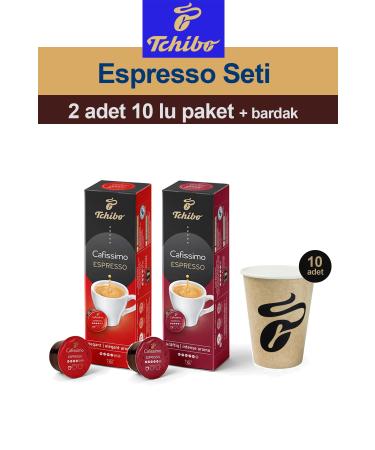 Tchibo Cafissimo Espresso Elegant Intense Aroma 2x10 Capsule Coffee Tchibo Cup