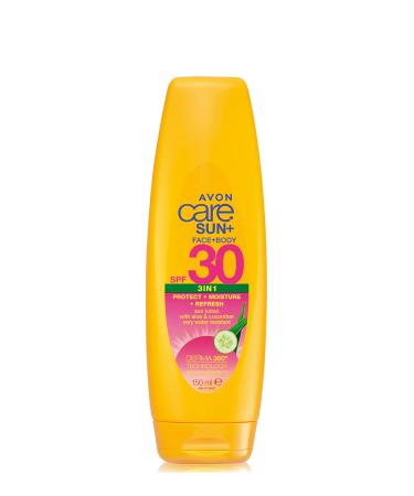 Avon Care Sun Revitalizing 3 in 1 Face and Body Sun Lotion SPF30 150 Ml.