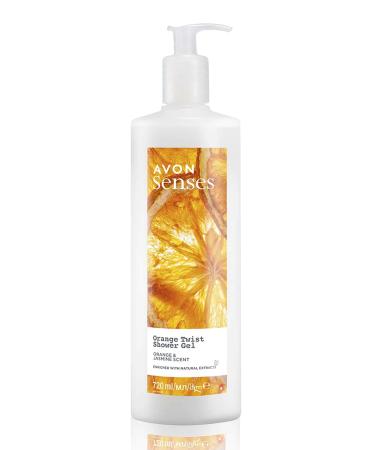 Avon Senses Orange Twist Orange and Jasmine Scented Shower Gel 720 Ml.